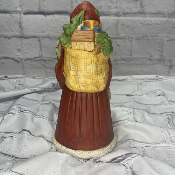 Musical Porcelain Santa Claus “O Tannenbaum” 9.25" Saint Nick, Father Christmas - Picture 3 of 9